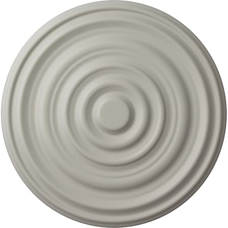 Ekena Millwork Carton Ceiling Medallion (For Canopies up to 3 3/4"), Hand-Painted Pot of Cream, 17 3/4"OD x 1 3/8"P CM18CAPCF